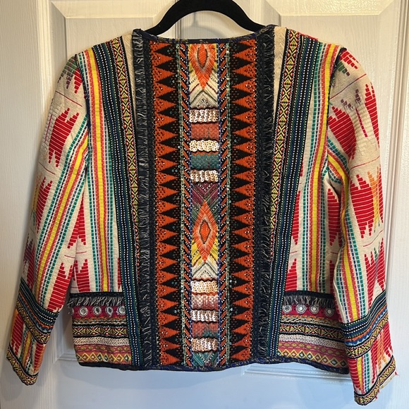Gorgeous embroidered cropped jacket BNWT - Picture 2 of 4